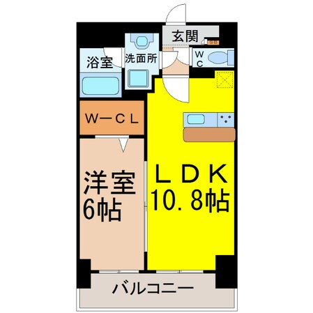 大須観音駅 徒歩8分 8階の物件間取画像